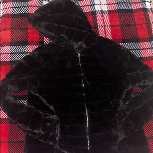 Black Faux Fur Jacket